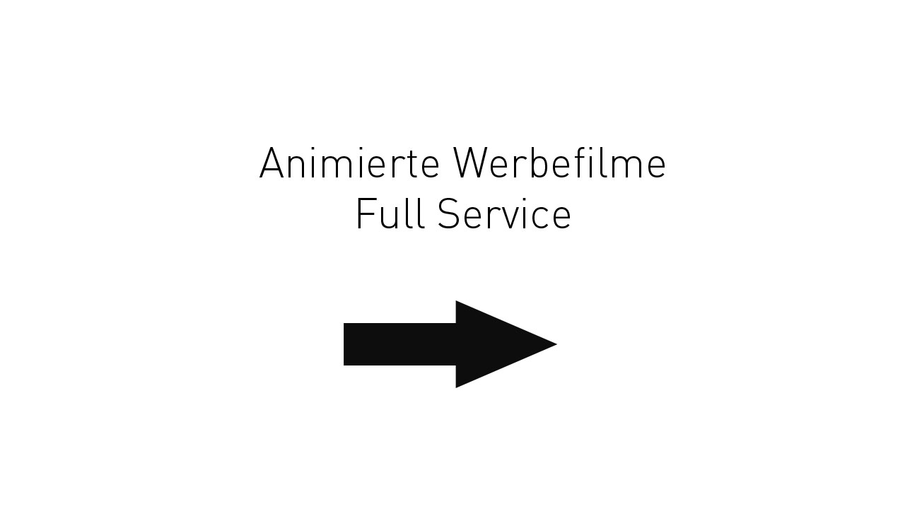 Animierte Werbefilme Full Service